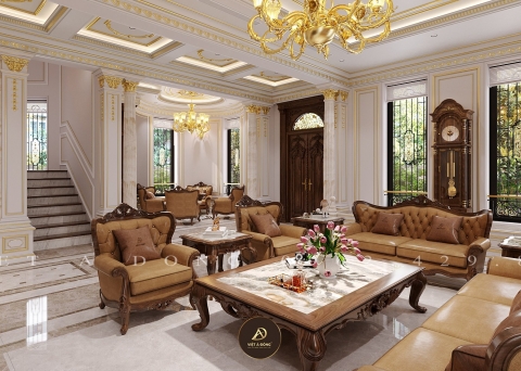 Sofa gỗ óc chó SF- 46